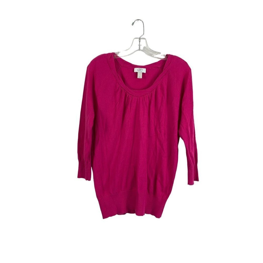 Loft Women's Fuchsia Casual Blouse